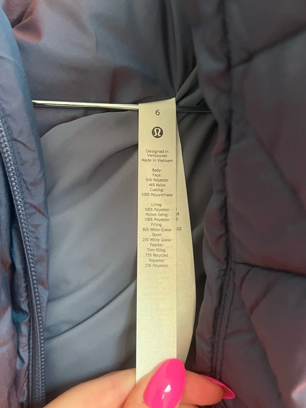 lululemon athletica Puffer Vest in Deep Navy